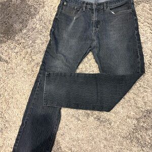 Men's Dark Wash Straight Jeans